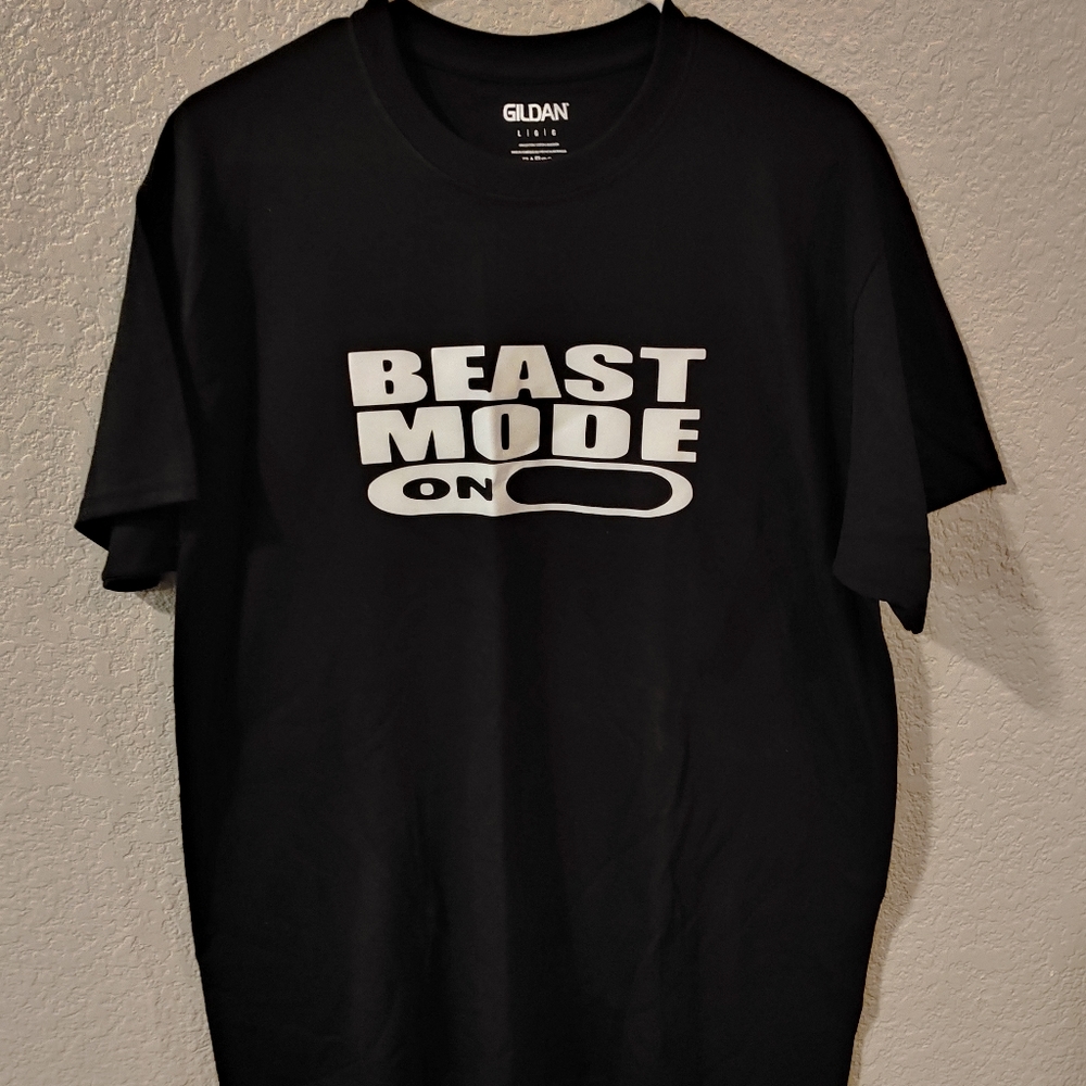 Beast Mode Custom Tshirt New Size Large
